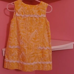 2t Yellow Lilly Pulitzer dress